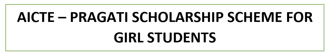 Pragati Scholarship Scheme Logo