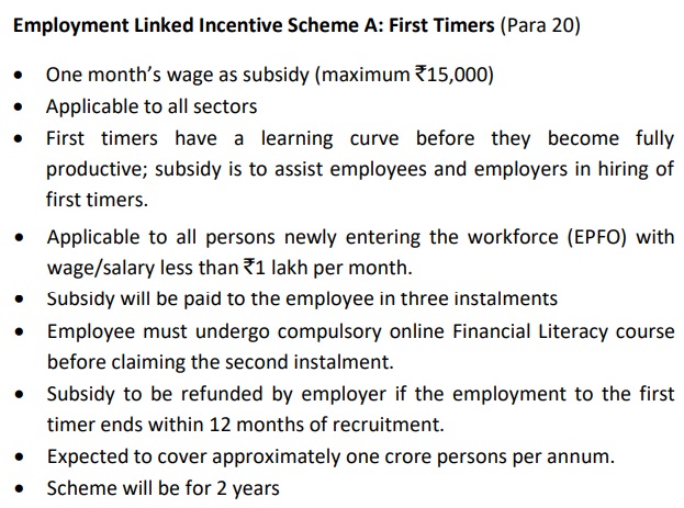 Employment Linked Incentive Scheme A First Timers Complete Details