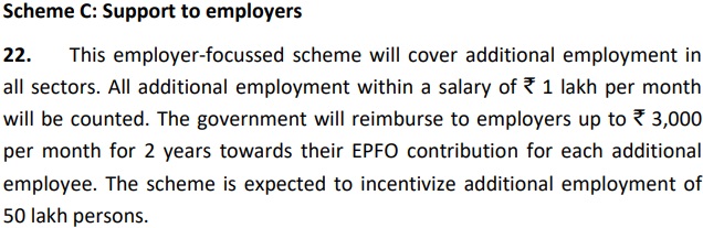 Employment Linked Incentive Scheme C Details