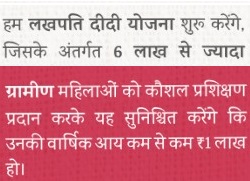 राजस्थान लखपति दीदी योजना जानकारी। 