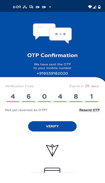 Kerala Lucky Bill Scheme Mobile Number OTP Verification.