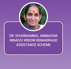 Dr. Dharmambal Ammaiyar Ninaivu Widow Remarriage Assistance Scheme Logo